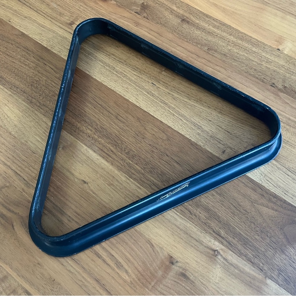 🎈2/$20 - Vintage Dynamo Standard Black Plastic Billiard / Pool Triangle Rack.